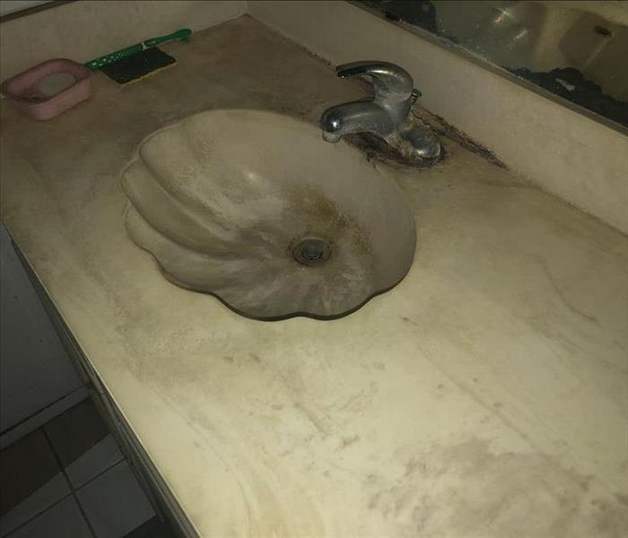Bathroom Before Damaged